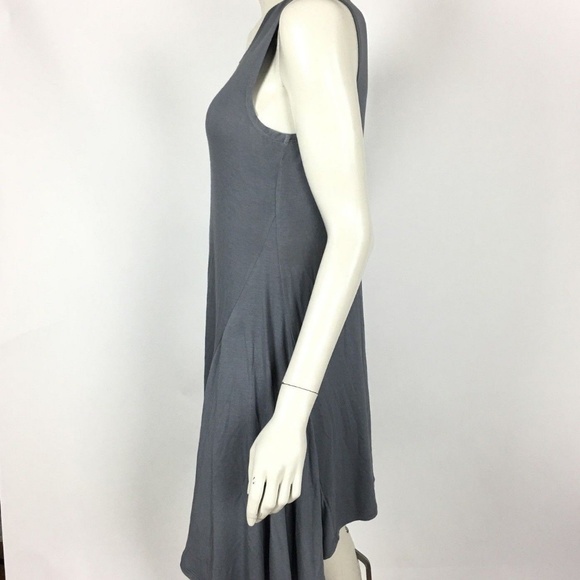Scoop Neck Knit Tank Side Godet - Picture 3 of 7